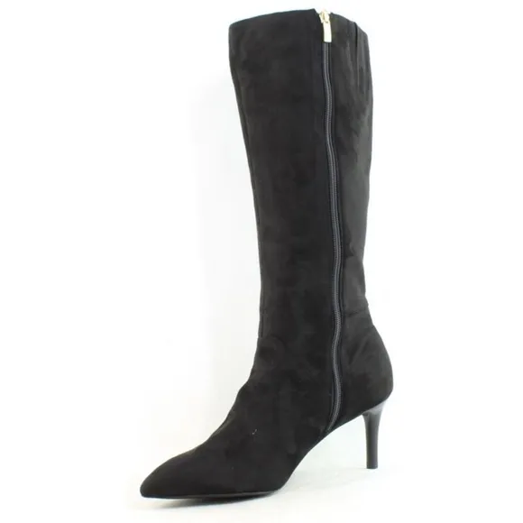👢Rockport Womens Ariahnna Black Faux Suede Fashion Boots Size 10 Wide (C, D, W)