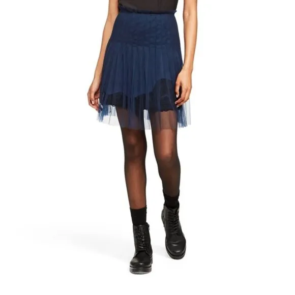 Rodarte Tulle and Lace Layered Skirt