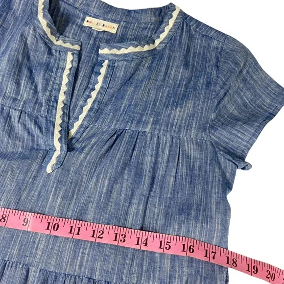 Roller Rabbit Chambray Pamela Dress XS