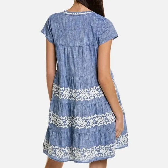 Roller Rabbit Chambray Pamela Dress XS