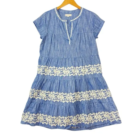 Roller Rabbit Chambray Pamela Dress XS