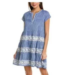Roller Rabbit Chambray Pamela Dress XS