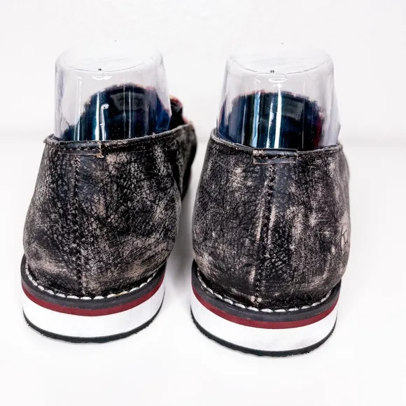 Roper American Flag Americana Distressed‎ Slip On Leather Sneakers Size 7.5