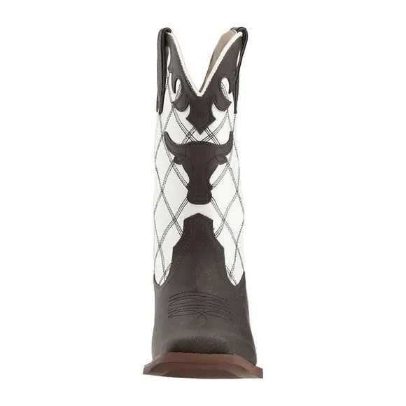 ROPER STEERHEAD WQG1Q_5Z472 Cowboy Boots Size 7 (Big Boy)