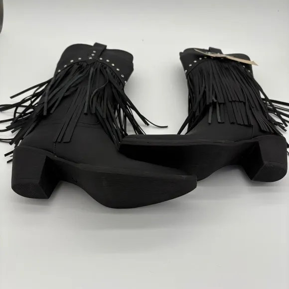 Roper Women's Rhinestone Fringe Western Boots 6.5 NEW