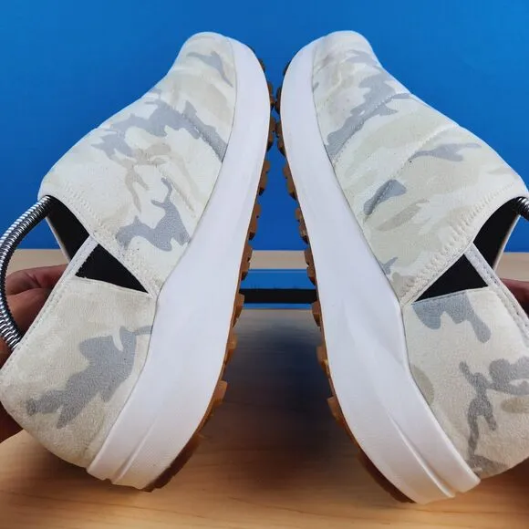 Rossignol Rossi Chalet Slip-On Sneakers Mens Size 12 Camo Faux Fur‎ Lined Shoes