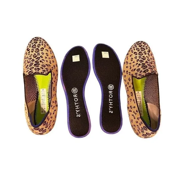 Rothy's Little Cat Textile The Loafer Flat Comfort Shoes Women’s US 9.5 EU 40.5