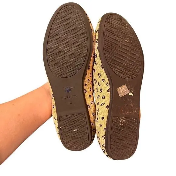 Rothy's Little Cat Textile The Loafer Flat Comfort Shoes Women’s US 9.5 EU 40.5