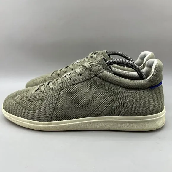 Rothy's RS01 Casual Knit Sneakers Men's Size 11 Green Comfort Low Top Lace Shoes