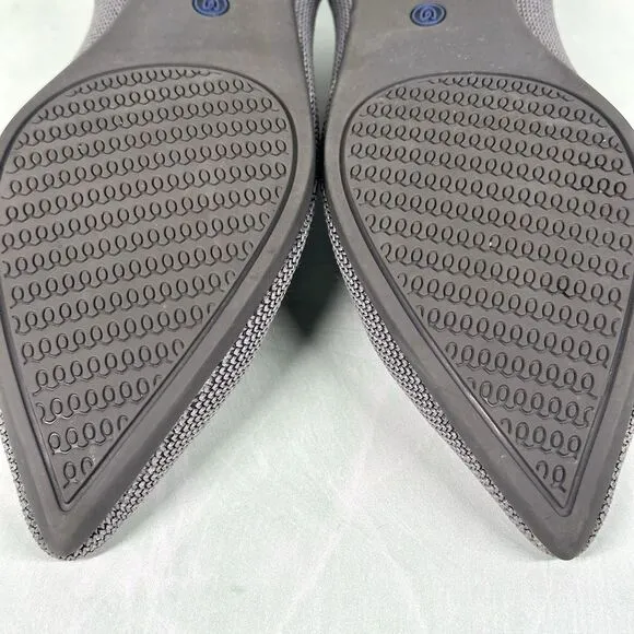 Rothy’s Shoes Women’s Size 7 The Point Grey Birdseye Ballet Slip On Flats