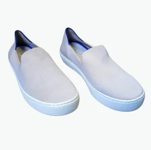 Rothys The City Slip On Shoes Women's Size 7 Sand Taupe Casual Walking Sneaker