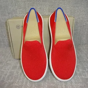 Rothys The Kids Sneaker Red Lollipop Slip On Flat Shoes Kids Size 11-13-1-4