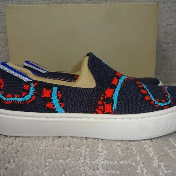 Rothy's The Kids Sneaker Sneaky Snake Slip On Flats Shoes Kids Size 10-11-13