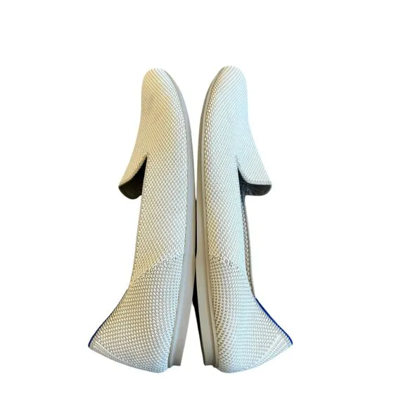 Rothy's The Loafer Slip On Flats Linen Double Stitch Knit Shoes Size 11 Women's