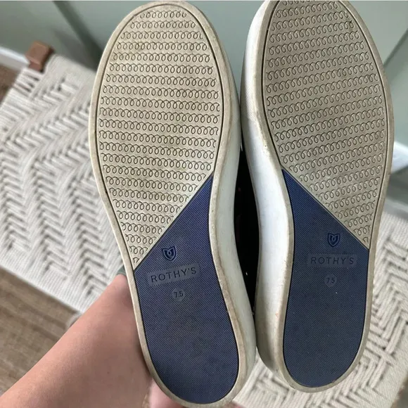 Rothy’s the original slip on shoes in navy
