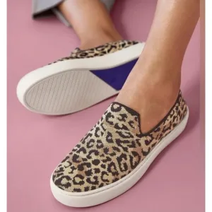 ROTHY'S The Original Slip-On Sneaker Leopard Camo Cat Slip-On Shoes