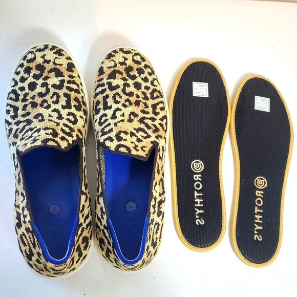 ROTHY'S The Original Slip-On Sneaker Leopard Camo Cat Slip-On Shoes