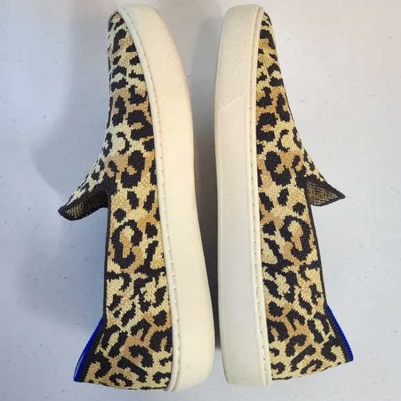 ROTHY'S The Original Slip-On Sneaker Leopard Camo Cat Slip-On Shoes
