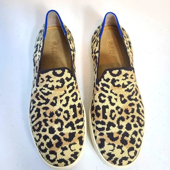 ROTHY'S The Original Slip-On Sneaker Leopard Camo Cat Slip-On Shoes