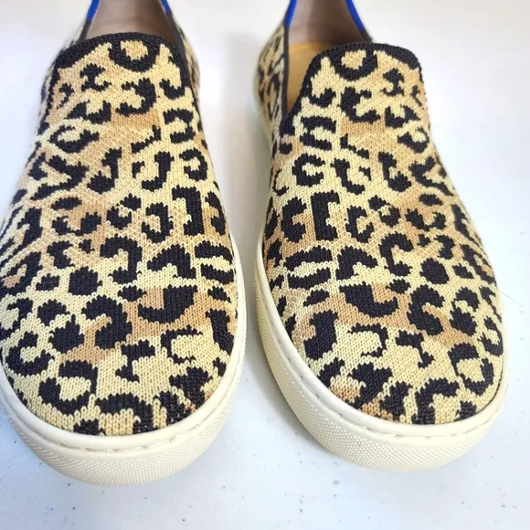 ROTHY'S The Original Slip-On Sneaker Leopard Camo Cat Slip-On Shoes