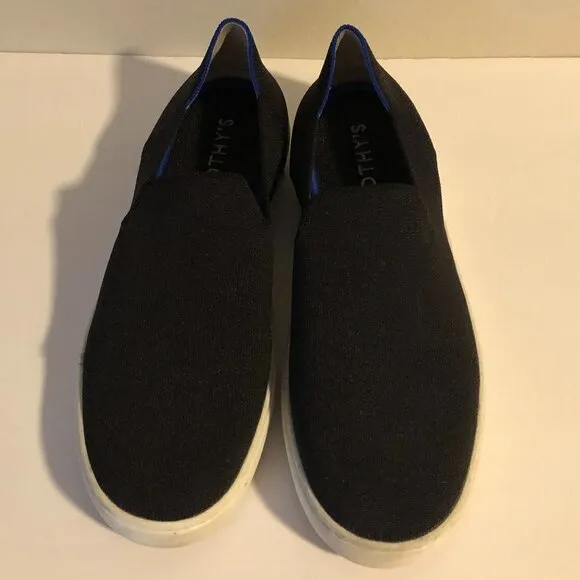 Rothy's The Sneaker Black Slip On Shoes