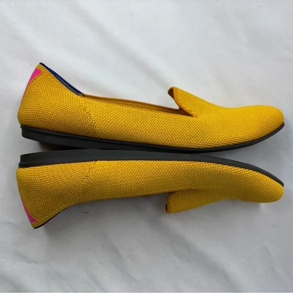 Rothy's Woman’s Size 7 Yellow Loafers