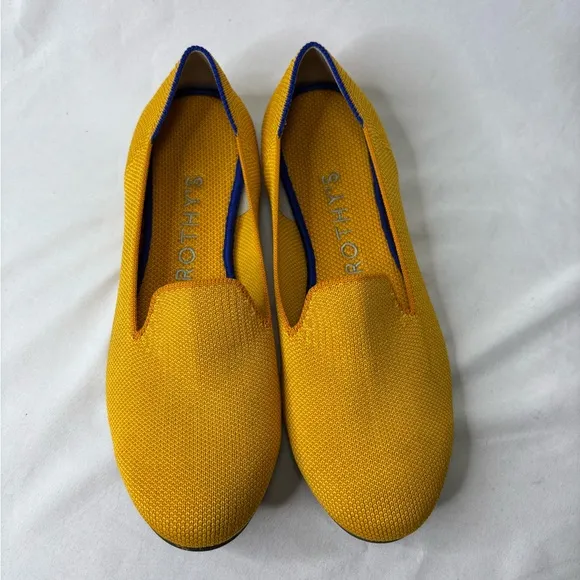 Rothy's Woman’s Size 7 Yellow Loafers