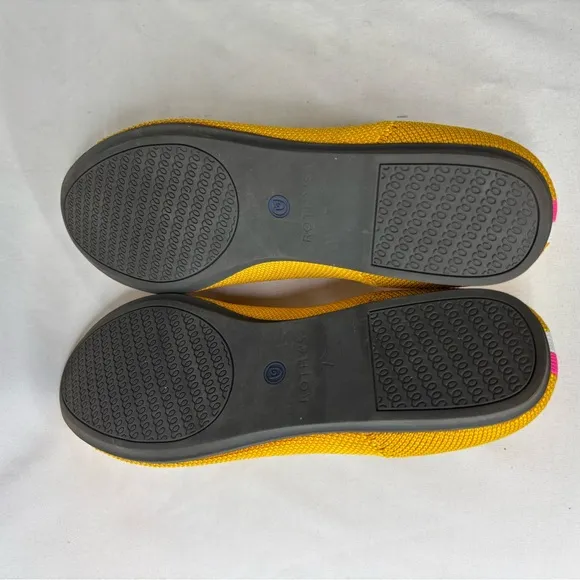 Rothy's Woman’s Size 7 Yellow Loafers