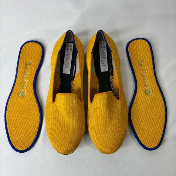 Rothy's Woman’s Size 7 Yellow Loafers