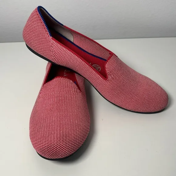 Rothy’s Women’s Red Lollipop Loafers Size 7.5