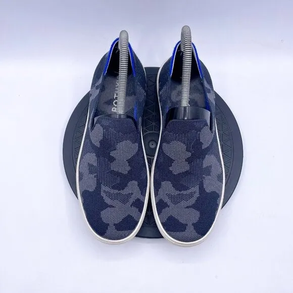 Rothy's Womens The Original Slip On Sneaker Grey Camo Camouflage Sneakers Size 8