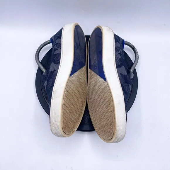Rothy's Womens The Original Slip On Sneaker Grey Camo Camouflage Sneakers Size 8
