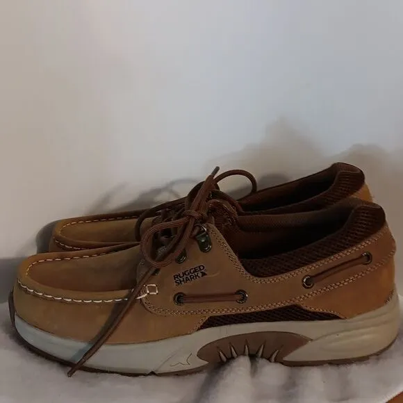 Rugged Shark &quot;Atlantic&quot; Men's Boat Shoes