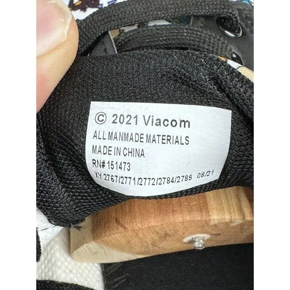 Rugrats Nickelodeon‎ By Viacom Mens All Over Print Lace Up Shoes Size 9