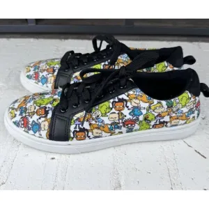 Rugrats Nickelodeon‎ By Viacom Mens All Over Print Lace Up Shoes Size 9