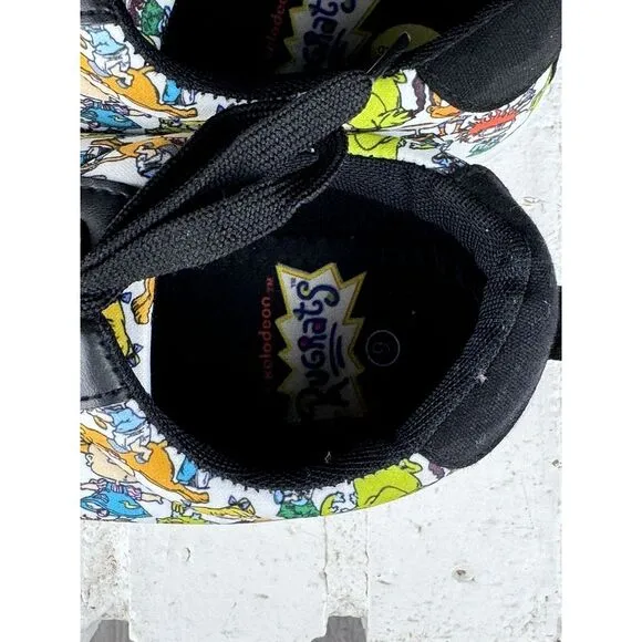 Rugrats Nickelodeon‎ By Viacom Mens All Over Print Lace Up Shoes Size 9