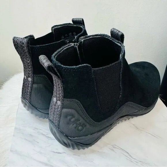 RYKA Echo Versa Ankle Suede Bootie, Water Repellant, Black, Size 9.5, NWOT