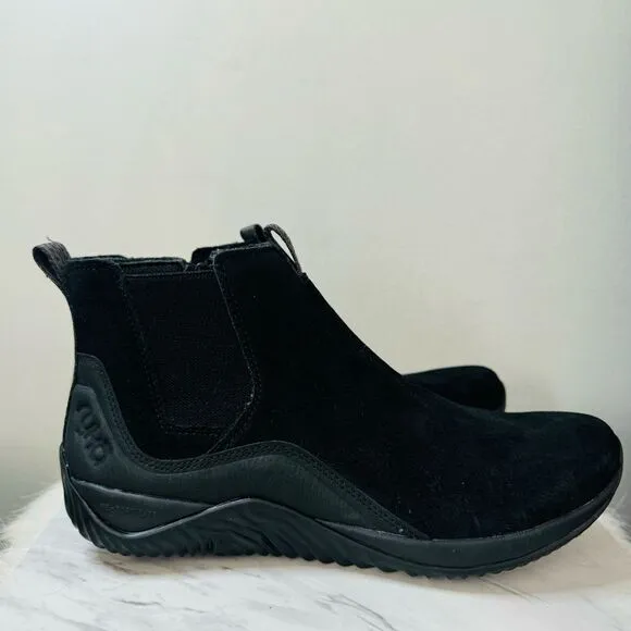RYKA Echo Versa Ankle Suede Bootie, Water Repellant, Black, Size 9.5, NWOT