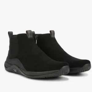 RYKA Echo Versa Ankle Suede Bootie, Water Repellant, Black, Size 9.5, NWOT