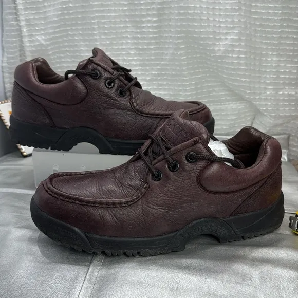 (S5) Rocky Men's Brown Leather Shoes,size 10.5 M
