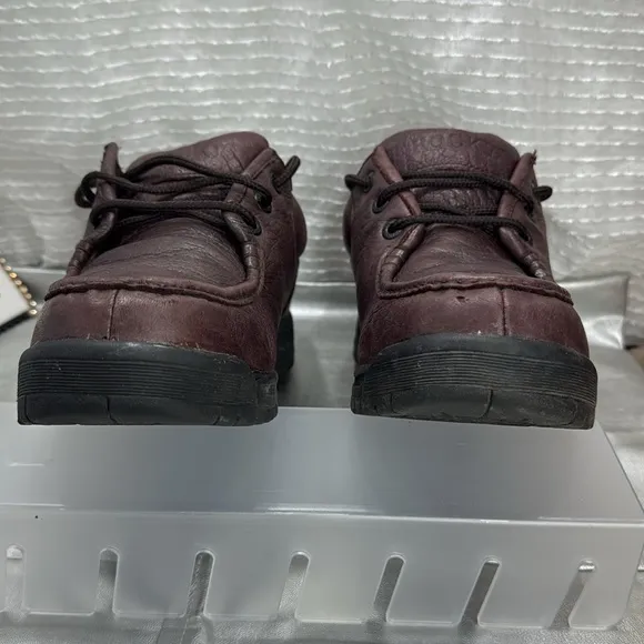 (S5) Rocky Men's Brown Leather Shoes,size 10.5 M