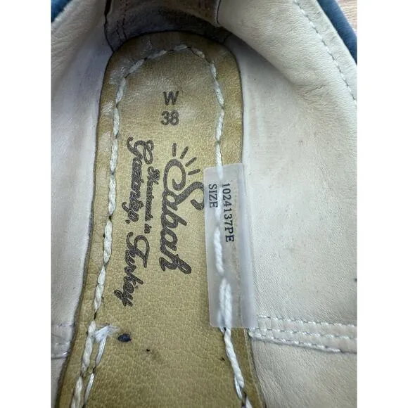 Sabah mauve Leather Shoes Handmade in Turkey Slip On Loafers 38 US 6-6.5…