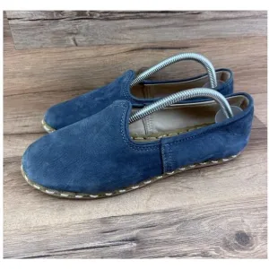 Sabah mauve Leather Shoes Handmade in Turkey Slip On Loafers 38 US 6-6.5…