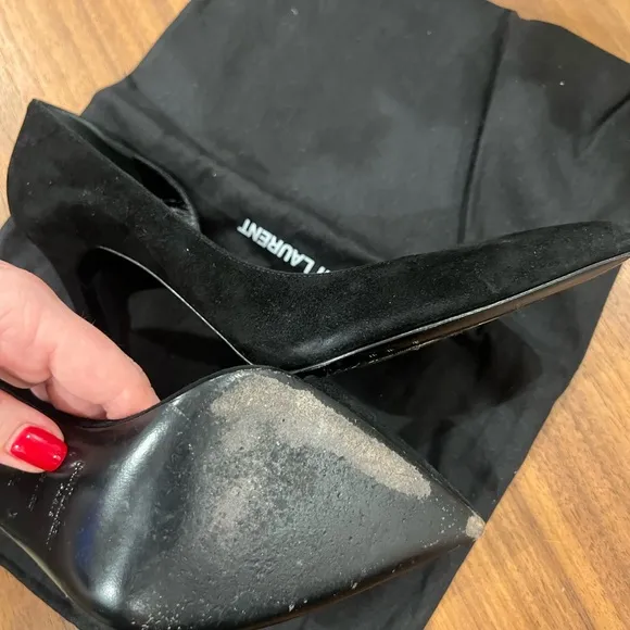 Saint Laurent Black Women's Heels