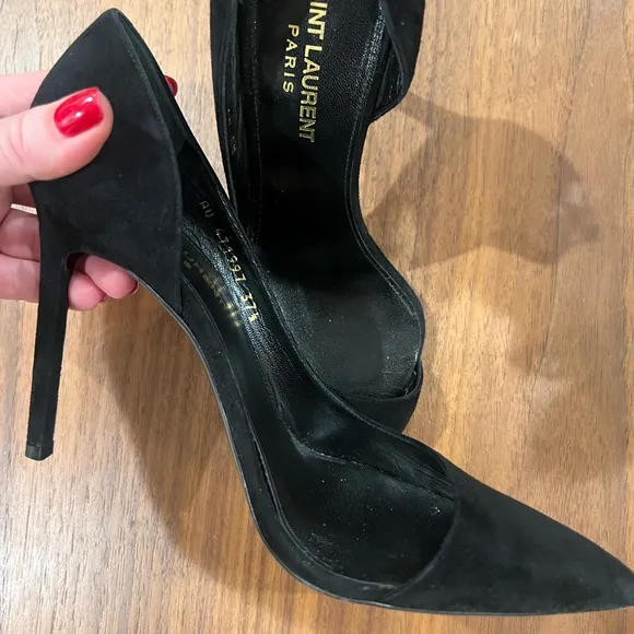 Saint Laurent Black Women's Heels