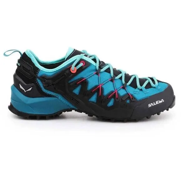 Salewa Wildfire Edge Hiking Shoes Women's 9 Malta/Vivacious Low Top Boots FZP138
