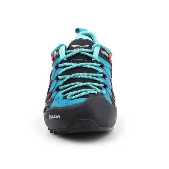Salewa Wildfire Edge Hiking Shoes Women's 9 Malta/Vivacious Low Top Boots FZP138