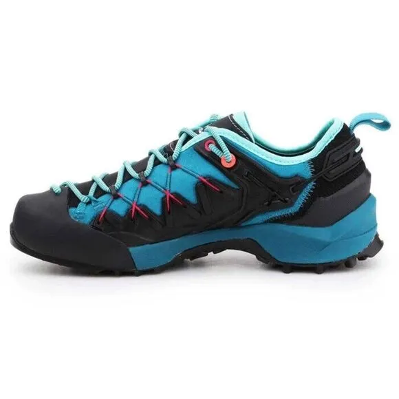 Salewa Wildfire Edge Hiking Shoes Women's 9 Malta/Vivacious Low Top Boots FZP138