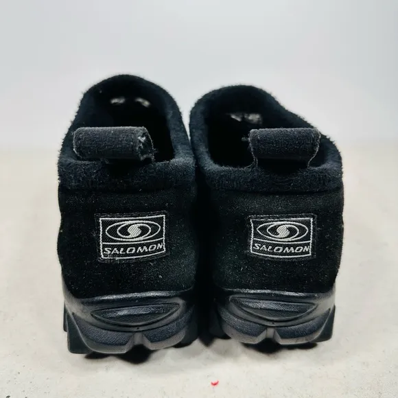 Salomon Contagrip CX Trail Shoes Slip On Black Size 10,5Mens Suede Black