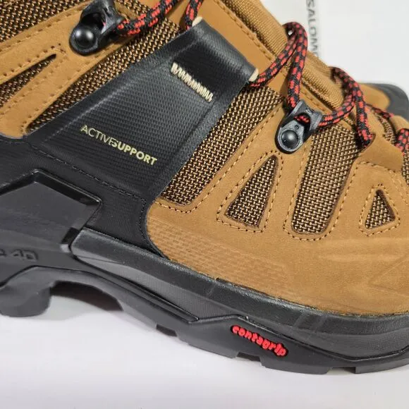 Salomon Quest 4 GTX 4D Gore-Tex Waterproof Leather Hiking Boots Ortholite Men 12